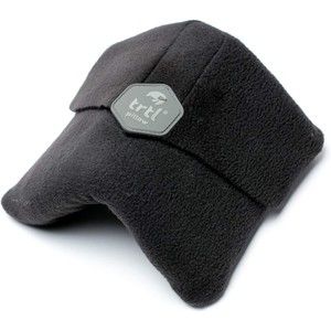 trtl Pillow Scientifically Proven Super Soft Neck Support Travel Pillow (Black)